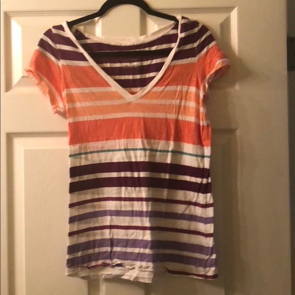 American Eagle Striped Tee - Picture 1 of 2